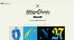 Desktop Screenshot of letteringvscalligraphy.com