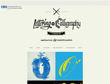 Tablet Screenshot of letteringvscalligraphy.com